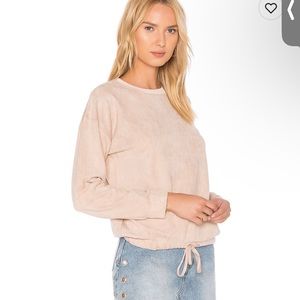 REVOLVE Suede Sweater